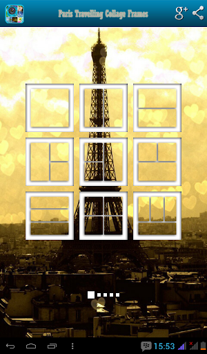 Paris Travelling Collage Frame
