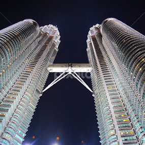 Petronas Towers at night by Vlad Popescu - Buildings & Architecture Other Exteriors