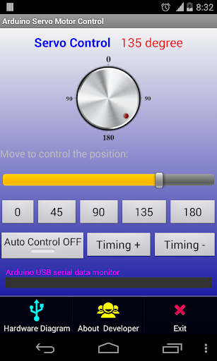 Arduino USB Servo Motor