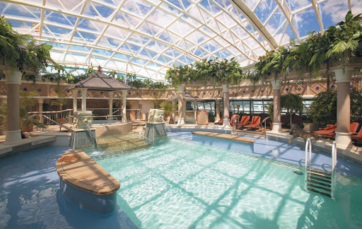 Serenade of the Seas has three pool areas, including the adults-only Solarium.