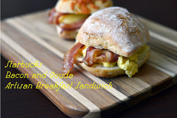 Starbucks Bacon & Gouda Artisan Sandwich