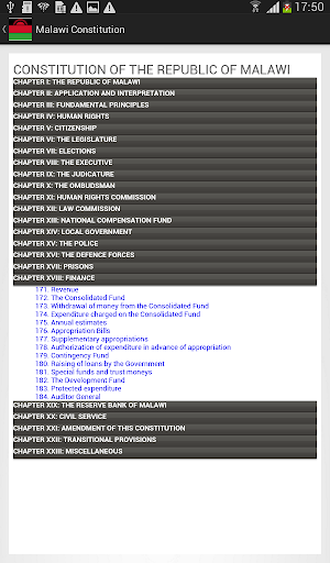 【免費書籍App】Malawi Constitution-APP點子
