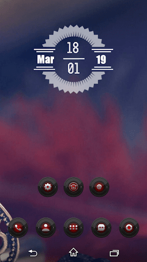 Red Searchlight Icon Pack