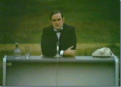 Monty Python continuity announcer