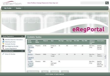Celerion Clinical Studies Screenshots 7