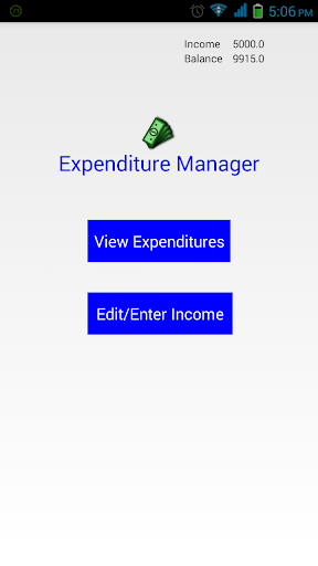 Expenditure Manager