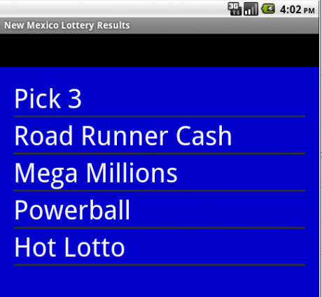 Resultados lotería New México