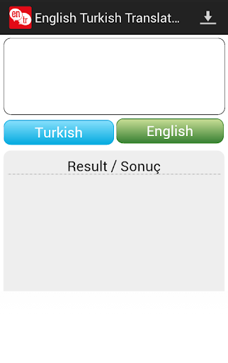 Turkish English Translator