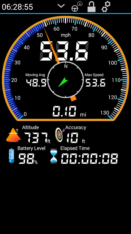 GPS HUD Speedometer Free Android Apps on Google Play