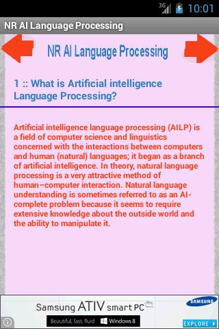 NR AI Language Processing