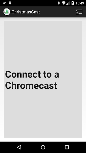 Christmas Clock for Chromecast