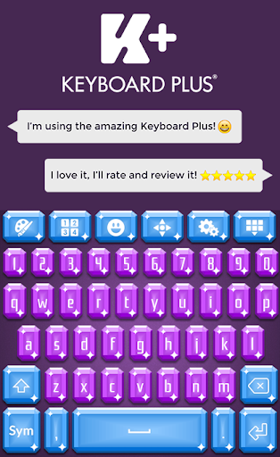 Diamonds Keyboard Theme