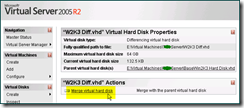 Virtual Server 2005 R2 Merging Disk