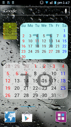 Calendar Widget