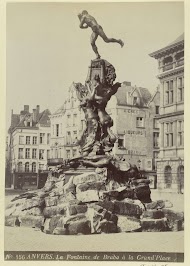 Brabofontein op de Grote Markt in Antwerpen