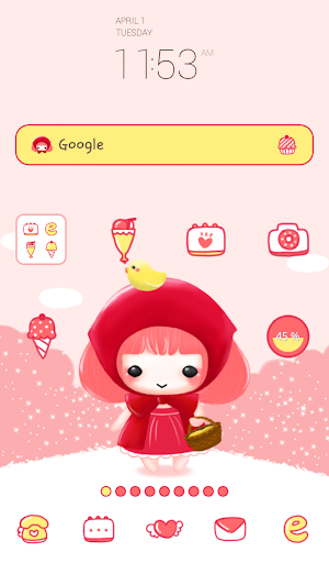 pink blossom dodol theme