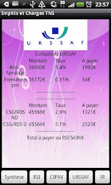 Impot et Charges Sociales 2012