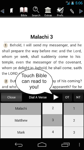 Touch Bible KJV Only Bible