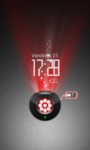 Projector red GO Locker theme