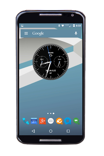 fauxto clock for Zooper widget