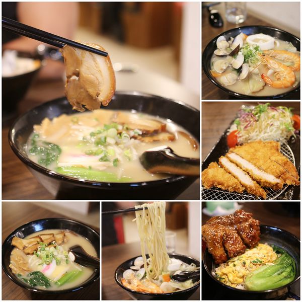 《日式》台北大中正 愛麵屋拉麵。任選一碗拉麵，皆可免費追加麵一球！叉燒拉麵 日式豬排 照燒雞腿丼飯 台北車站美食 五鐵秋葉原。Sheena