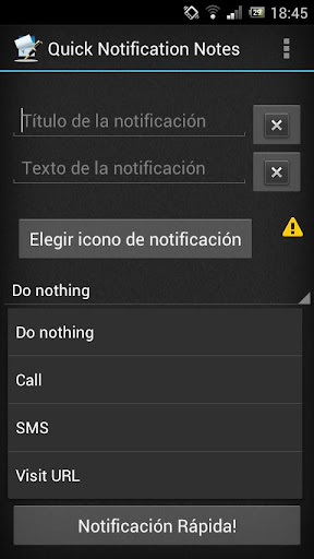 Quick Notification Notes