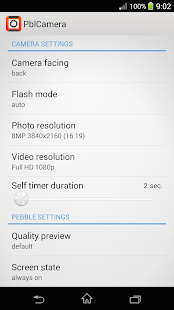 PblCamera - Camera for Pebble - screenshot thumbnail