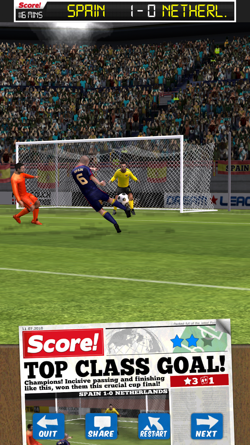 Score! World Goals Screen 1