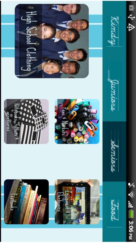 Back To School Shopping List Screen 2
