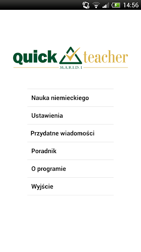 QuickTeacher Język niemiecki