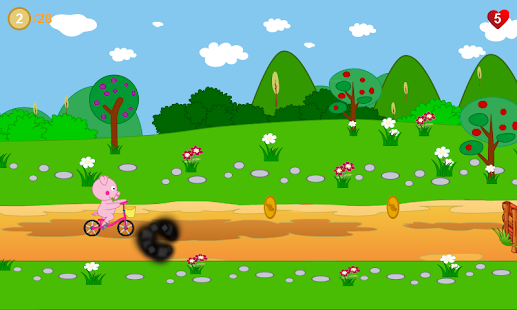 Lastest Peppie Pig Bike Racing Games APK for Android