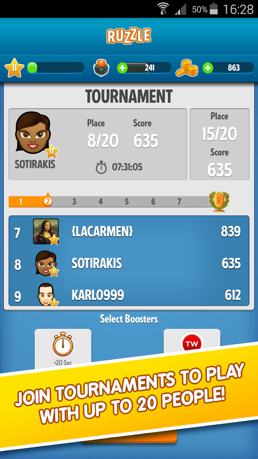Ruzzle Gratis en Español Screen 2