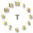 Tiny Gold Clock Widget icon