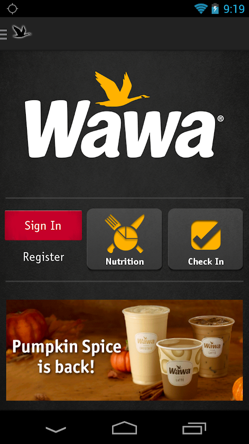 Android application Wawa screenshort