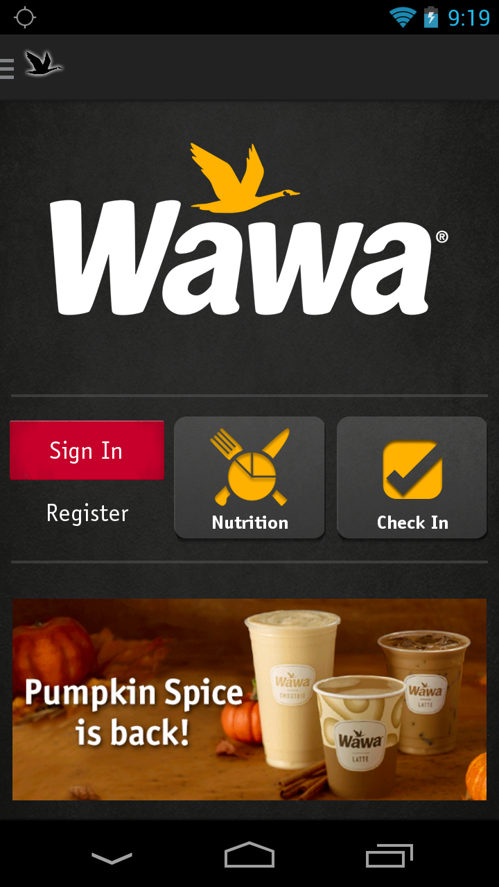 Wawa Screen 1