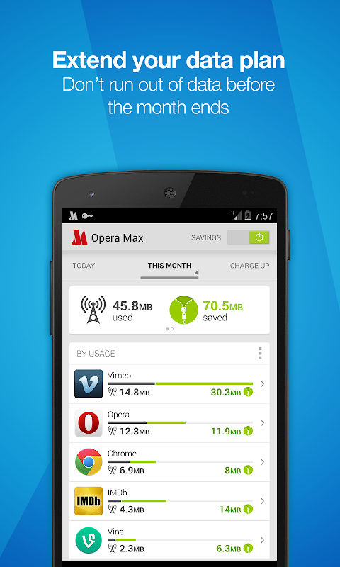 Opera Max - Data manager 0.9.714.1 APK