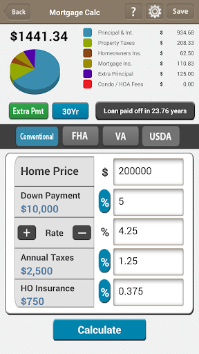 LenderApp Mortgage Calculator