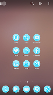 Lastest Blue Icon Pack Theme APK for Android