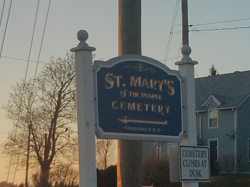 St. Mary's of the People Cemetery Entrance 
