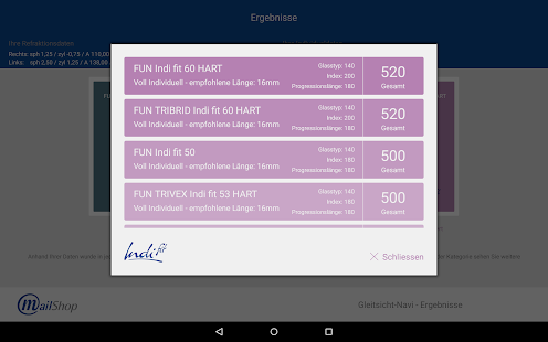 Gleitsicht-Navi Screenshots 4