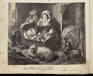Fotoreproductie van (vermoedelijk) een prent naar een schilderij van Edwin Henry Landseer