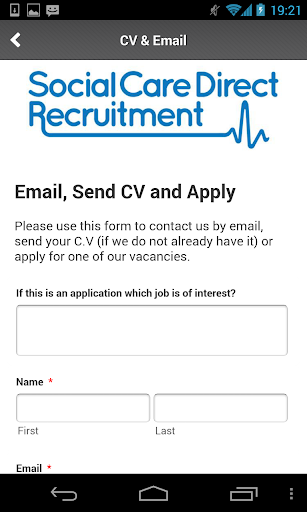 【免費商業App】Social Care Direct Recruitment-APP點子