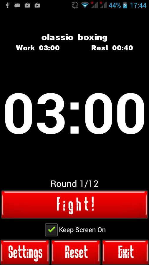 Boxing Interval Timer Android Apps on Google Play