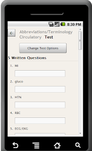 Medical Terminology Abbr.