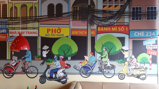 Pho St. Cafe Mural