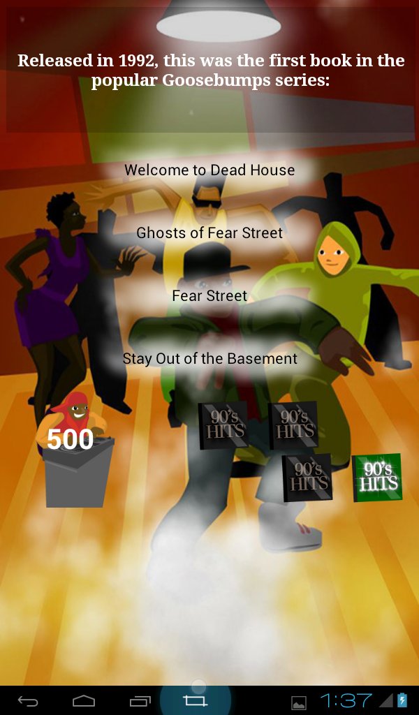 90s Pop Culture Screen 3