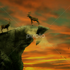 Jump by Yan Sika Dharma - Digital Art Things