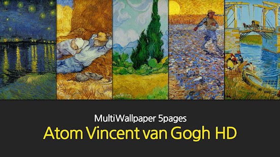 Vincent Van Gogh Atom theme