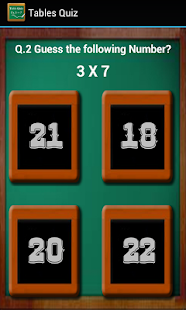 Free Table Quiz- Learn Tables APK for Android