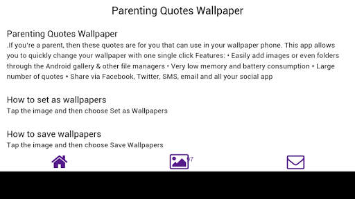 【免費生產應用App】Parenting Quotes Wallpaper-APP點子